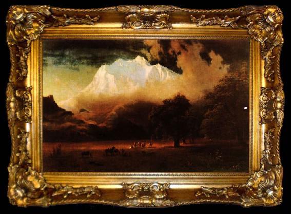 framed  Albert Bierstadt Mount Adams, Washington, ta009-2